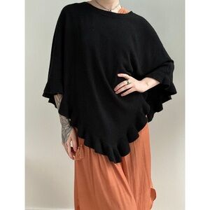 Karen Scott Frilled Poncho